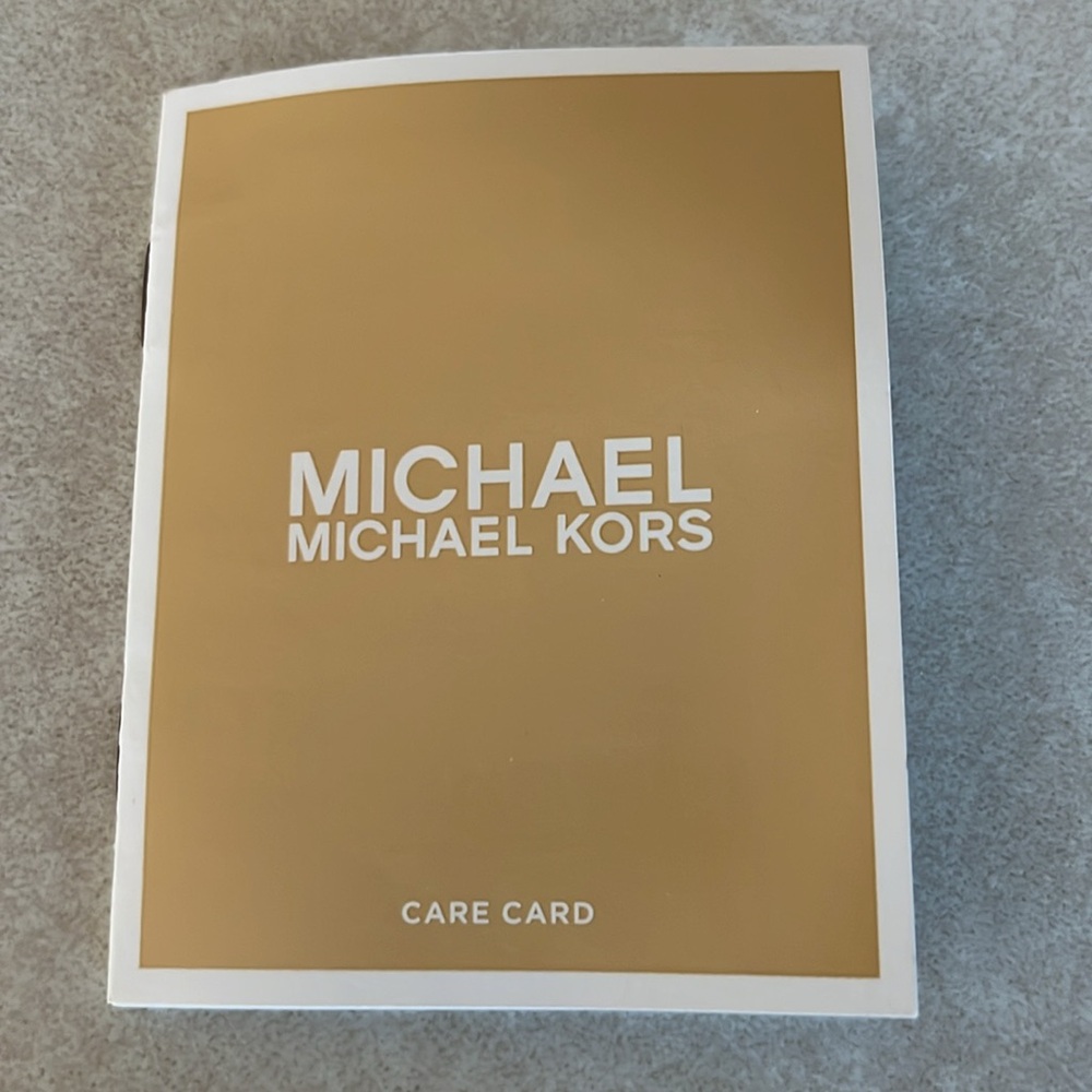 Michael Kors Black and Gold Structured Shoulder Bag - Picture 6 of 7